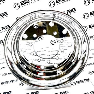 Aluminum Wheel, 22.5 x 12.25, High Polish Both Sides 29378XP - Accuride