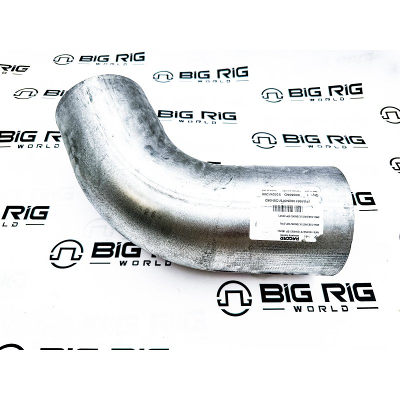 62-Degree Steel Exhaust Pipe 5-inch Outside Diameter M661082N075120N06S - Kenworth