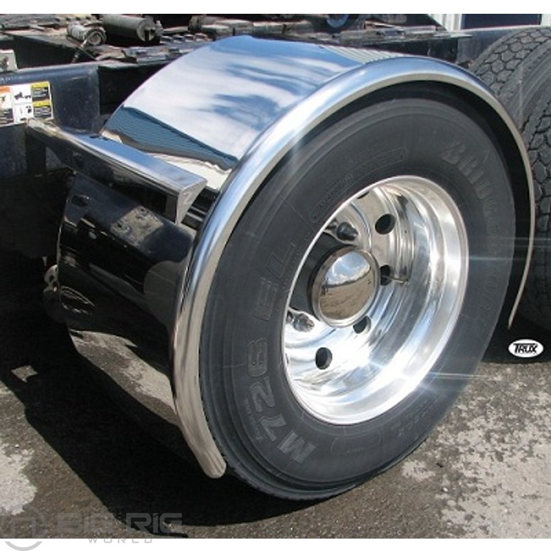 96 In. Heavy Duty Rollin'Lo Long Single Axle Fenders (14 Ga.) - For 43.5 In. O.D Tires TFEN-S10 - Trux Accessories