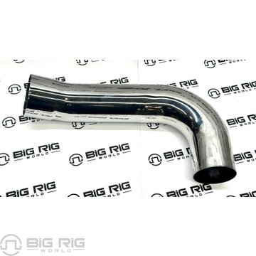 5 Inch 2-Bend Od/Id Pipe Left - Chrome KW-14729LC - Grand Rock