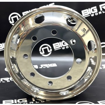 19.5 x 6.75 Alcoa Aluminum Wheel - Dura Bright Mirror Polish - Outside Only 765421DB - Alcoa