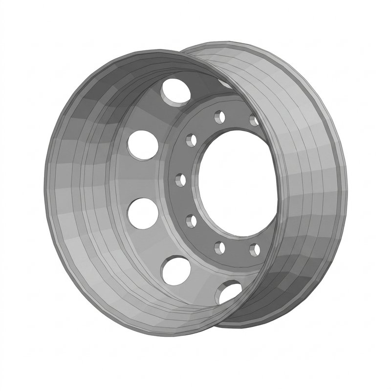 Alcoa Aluminum Wheel with Dura Bright finish on Both Sides 22.5x8.25 ULA183DB - Alcoa