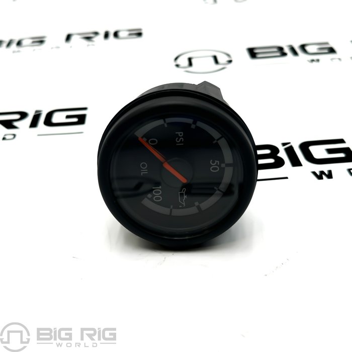 Oil Pressure Gauge, Black A22-63127-000 - Freightliner