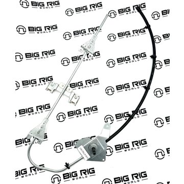 Window Regulator Assembly - Cab, Manual, RH A18-47762-001 - Freightliner