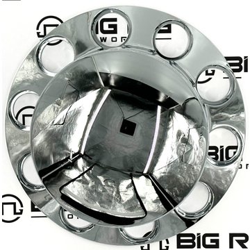 Chrome ABS Plastic Rear Hub Axle Cover Kit THUB-RP33PO - Trux Accessories