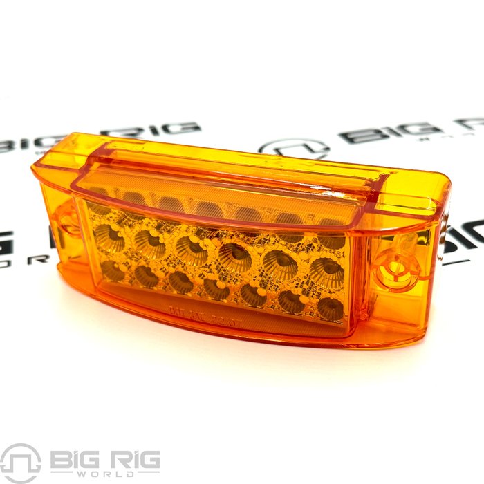 2 X 6 In. Amber Marker LED Trailer Light (20 Diodes) TLED-2X6A - Trux Accessories