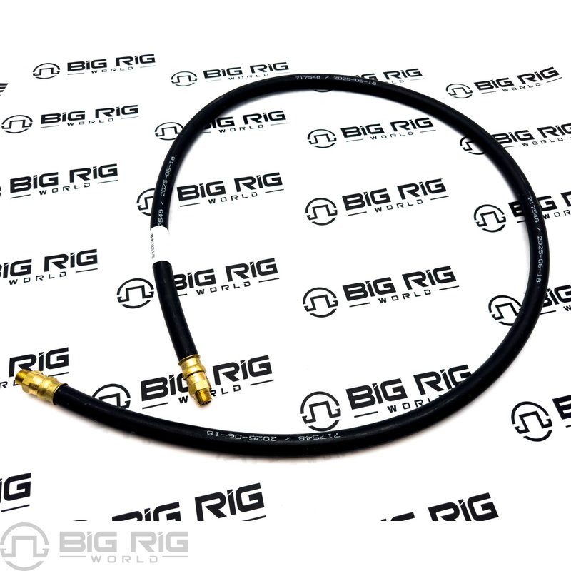 1/2-inch Air Brake Hose Assembly 72-inch with 3/8-inch Swivel Fittings 454072 - Tramec Sloan