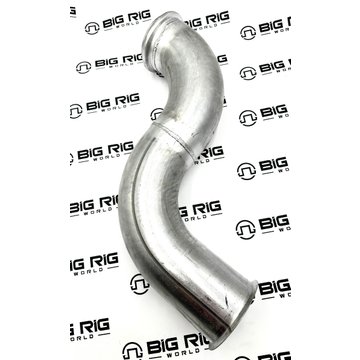 Exhaust Pipe, 389mm Offset, Stainless Steel, w/ Flange (5 In.) M66-1811 - Kenworth