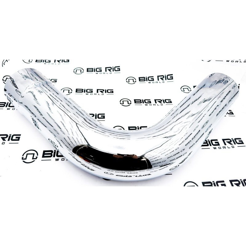 Exhaust Pipe - 90 Degrees - 5 In. - Steel Chrome - ID/OD EP50EL90121C - TRP