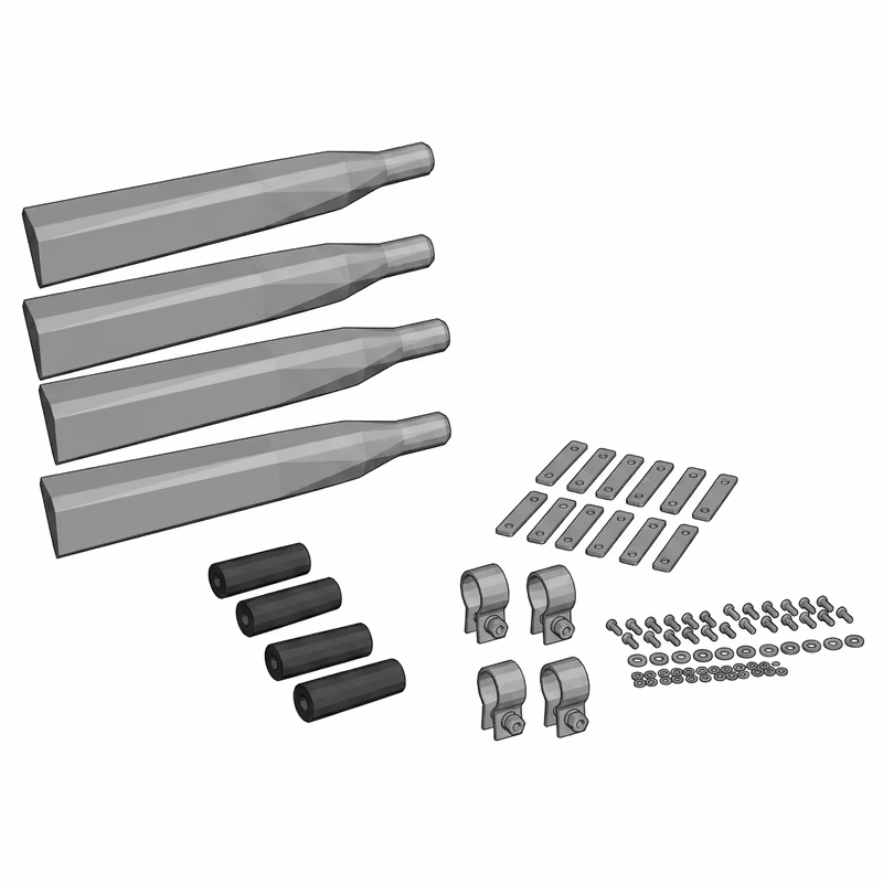 Mounting Kit - Front & Rear Full Tandem Fender FB00281 - TRP