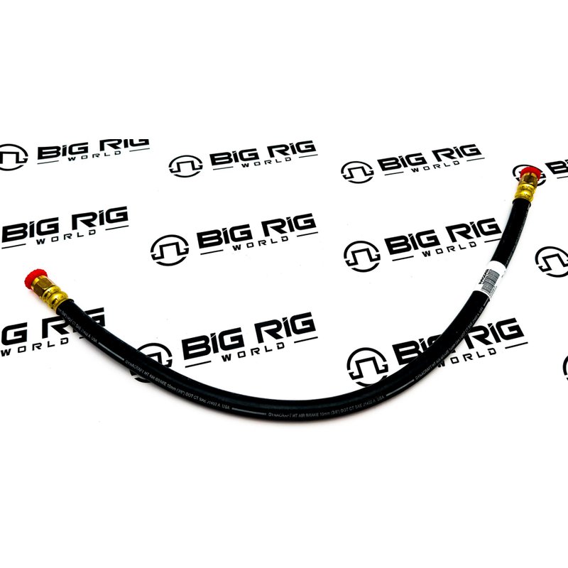 Air Brake #6x24 Inch SAE Flared C Hose Assembly 26-03424-028 - Dynacraft