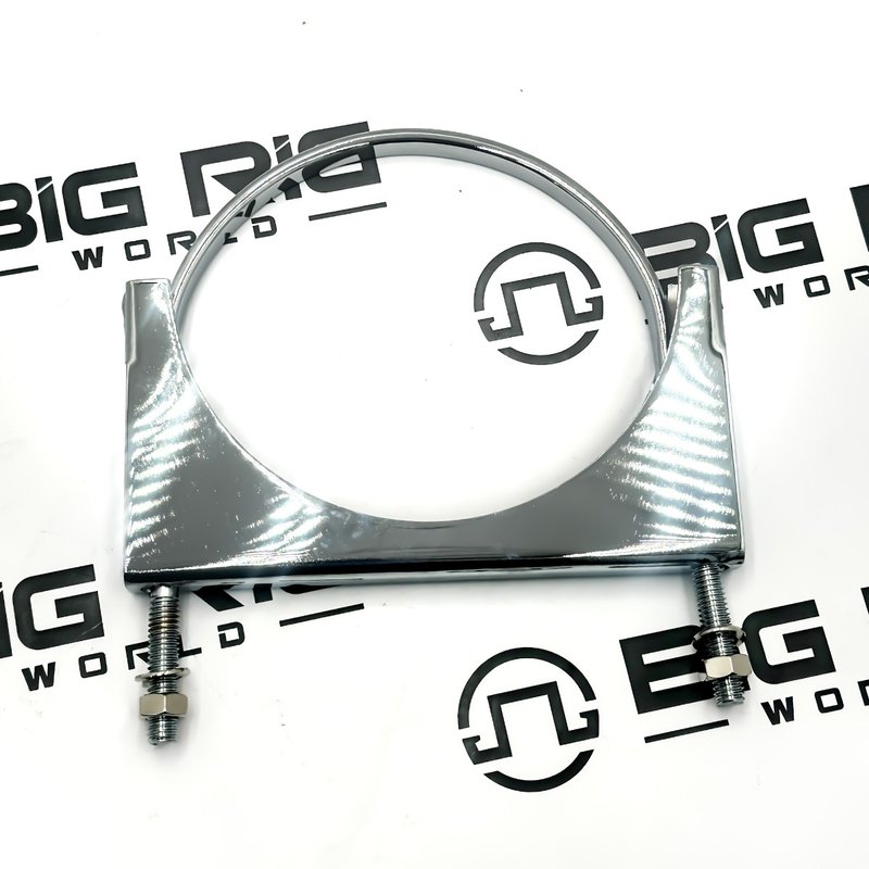 6 Inch Chrome U-Bolt Exhaust Clamp 10291 - United Pacific