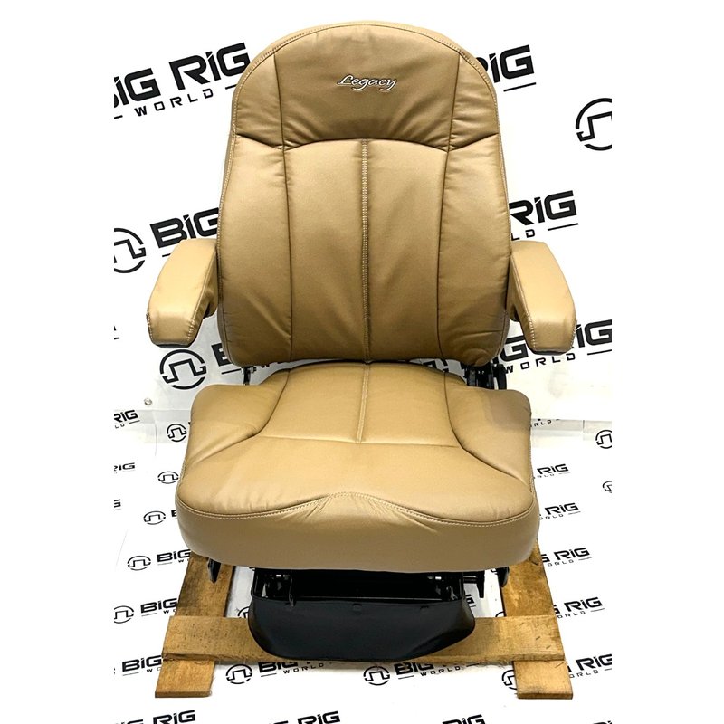 Legacy LO Seat Midback (Brown Leather) w/ Armrests 188598MW63 - Seats Inc.