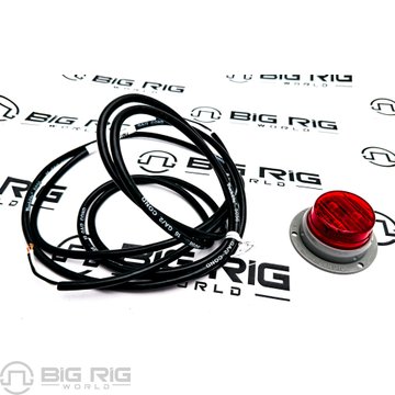 LED European Surface Lamp Kit 10 Volt, Red 30061R - Truck Lite