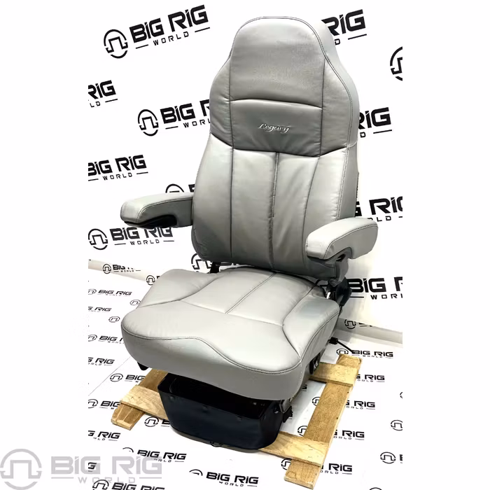 Legacy LO Seat (Gray Leather) w/ Armrests 188409MW65 - Seats Inc.