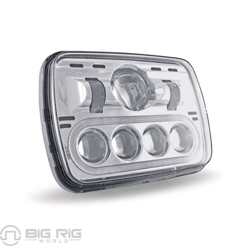5 x 7 In.  LED Projector Headlight (Combination High & Low Beam | 2600 Lumens) TLED-H4 - Trux Accessories