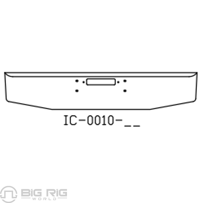 Chrome Steel Bumper IC0010-06 - Valley Chrome