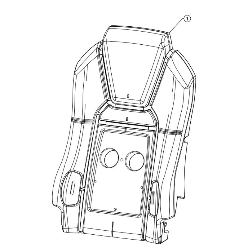 Back Vent Foam - KW SVC Kit, GT703 SP11327 - GraMag