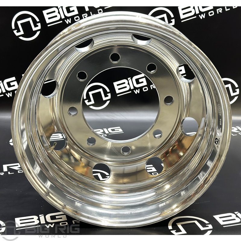 19.5 x 6.75 Alcoa Aluminum Wheel - Dura Bright Mirror Polish - Inside Only 765422DB - Alcoa
