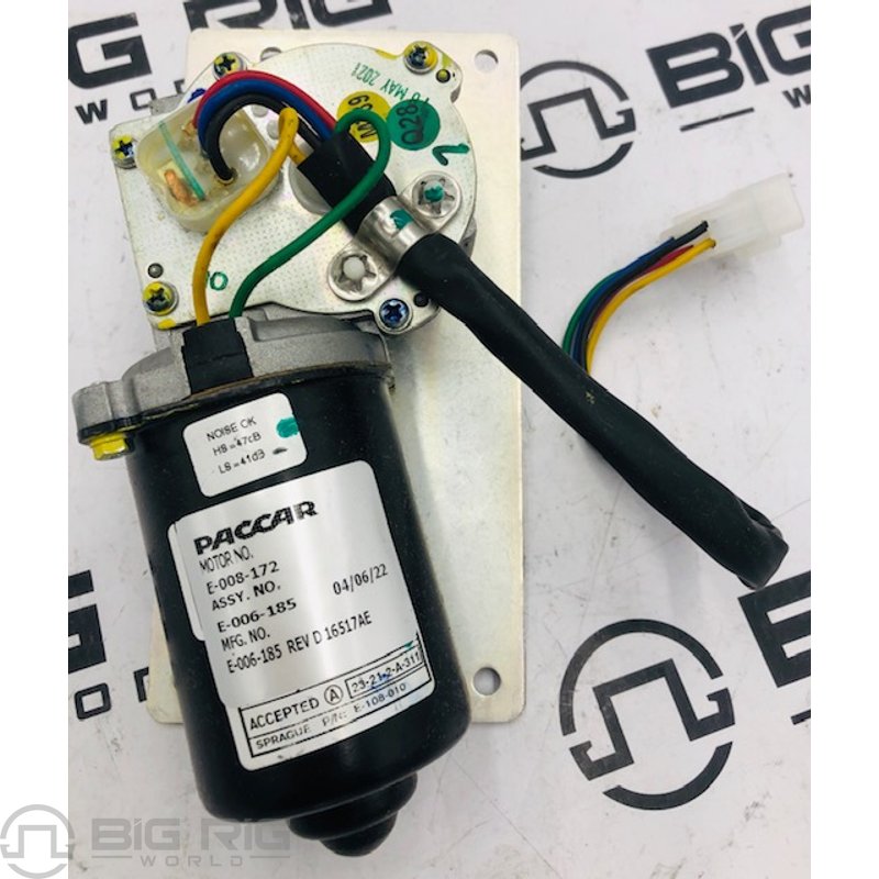 Windshield Wiper Motor Assembly 379 E006-185 - Paccar
