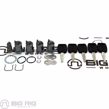 Lockset - KW 5Keys/4Door/Ignition Cylinder Random R56-1111-105000 - Kenworth
