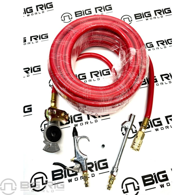 Air Hose - Tire Inflator Kit - W/Disconnect, Red GH57455 - TRP