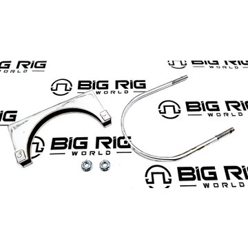 Exhaust Clamp - HD Flat Band 5 In. Chrome EC50FBC - TRP