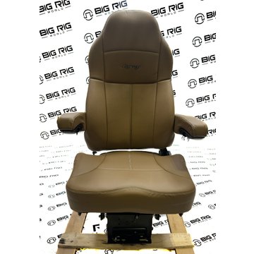 Legacy Silver Seat (Brown Leather) w/ Armrests 188900MW63 - Seats Inc.