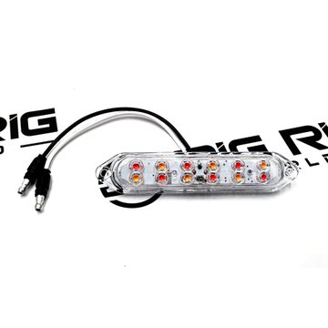 61 Series, LED, Auxiliary, Brake-Activated Warning Light 61500R - Truck Lite