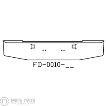 Chrome Steel Bumper FE0010-06 - Valley Chrome