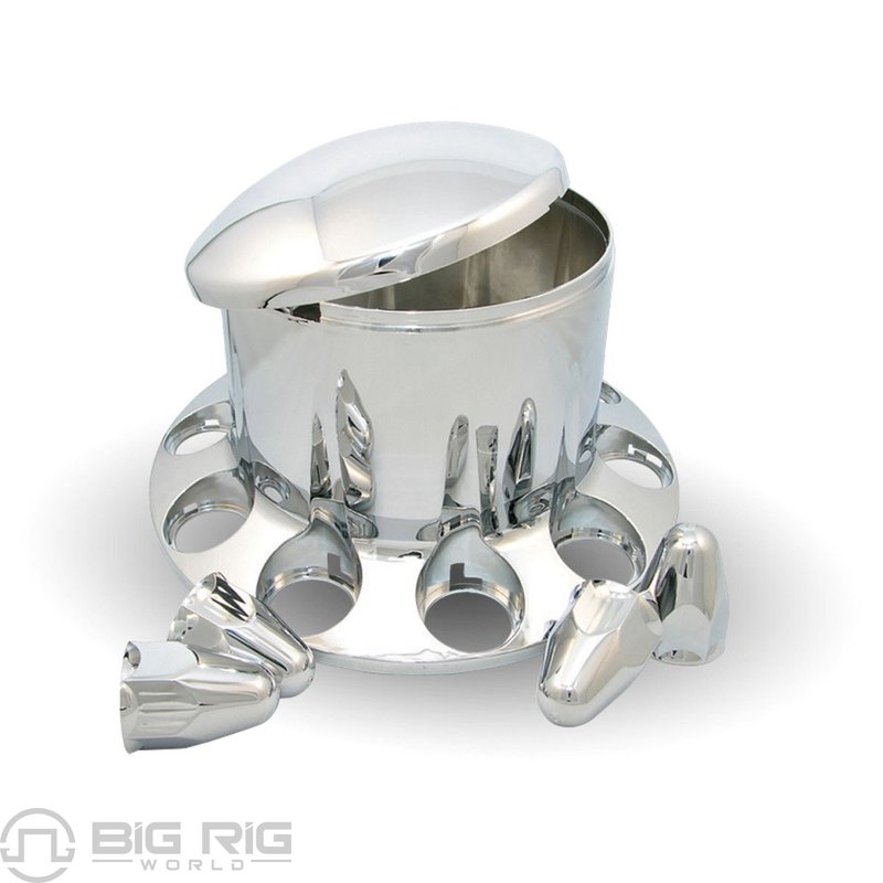 Chrome ABS Plastic Rear Axle Cover Kit THUB-RP112 - Trux Accessories