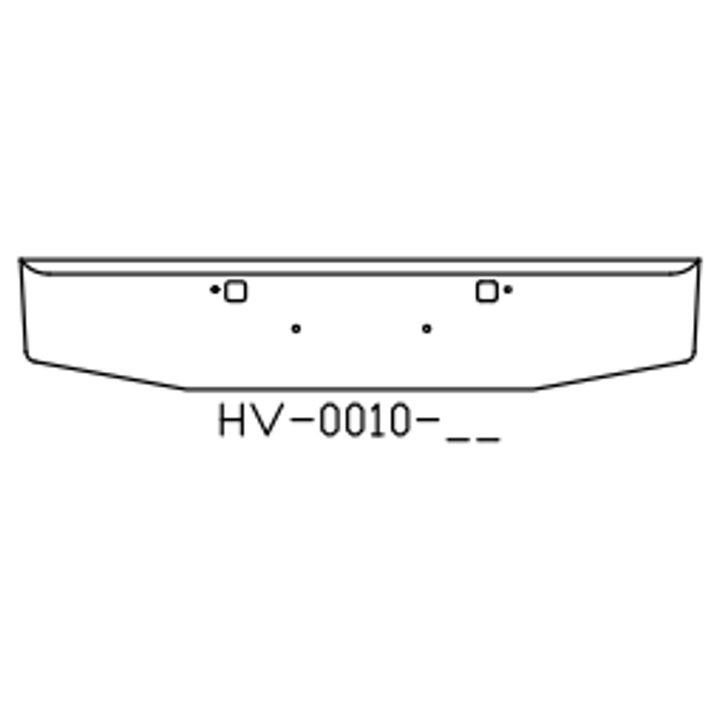Chrome Steel Bumper HV0010-11 - Valley Chrome