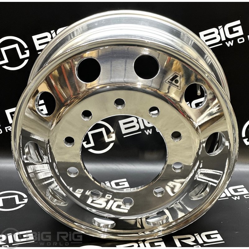 Accu-Lite 22.5 x 8.25 38# Tubeless Aluminum Wheel - Hub-Piloted 43644XP - Accuride