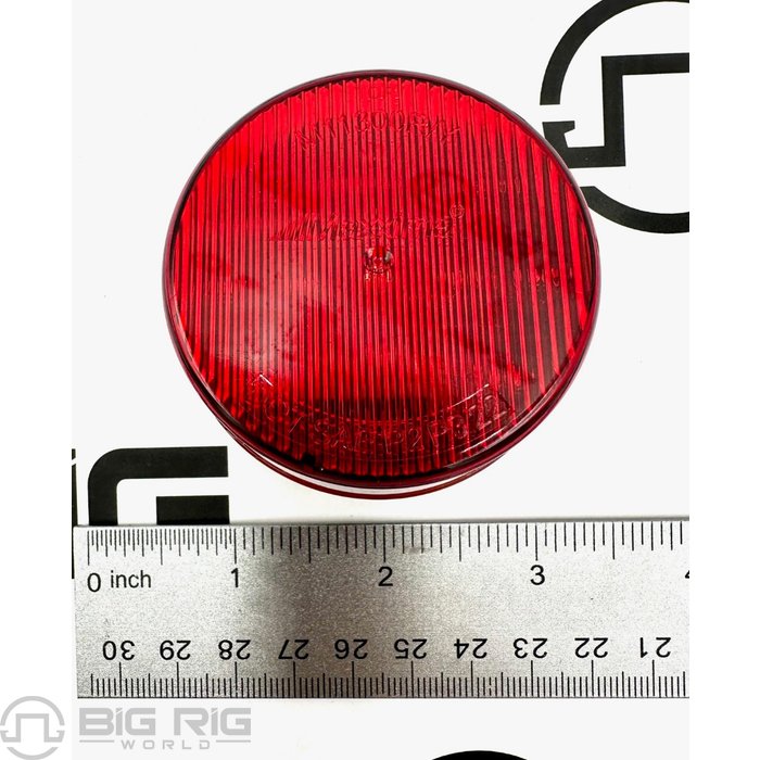 Maxxima M16280RCL 2-1/2 Inch Round LED Clearance Marker Light - Red Lens, Clear Housing