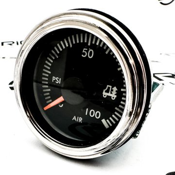 Gauge - Air, Suspension, Chrome Plated A22-67605-100 - Freightliner