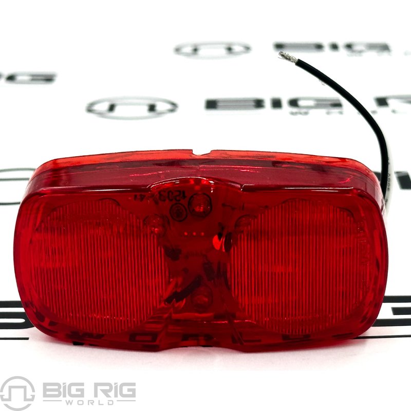 LED Signal Stat Clearance/Marker Rectangular Lens And Housing 2660 - Truck Lite
