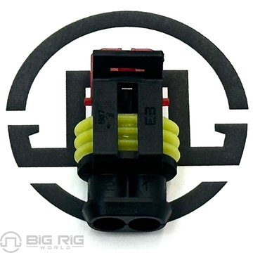 Electrical Connector - AMP Super Seal (Minimum Purchase 2) P20-1193-1202 - Paccar