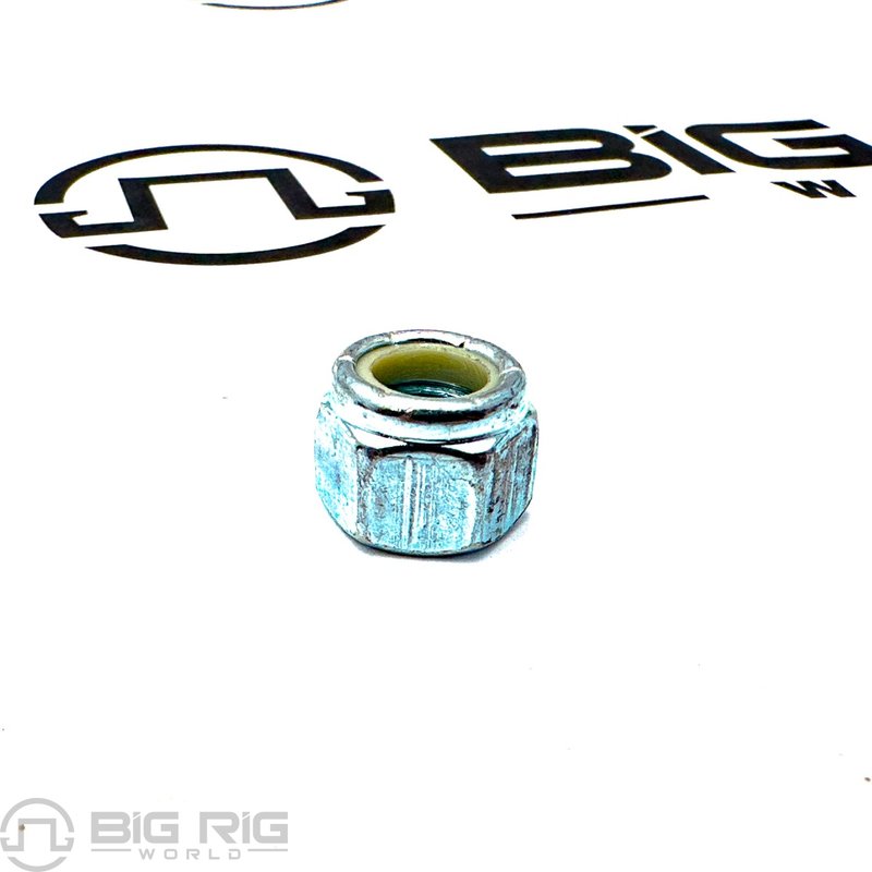 Self Locking Nylon Hexagonal Nut 3/8-24NF x 0.453T HWC04894 - M&M Fastener