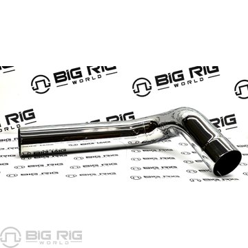 Exhaust Pipe Mbend 5 In. RH Steel Chrome OD/ID M66-1714R-C - Kenworth