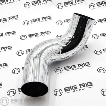 Exhaust Pipe  M Bend 5 In. Steel Left Hand Chromed OD / OD EP50EL75202C - TRP