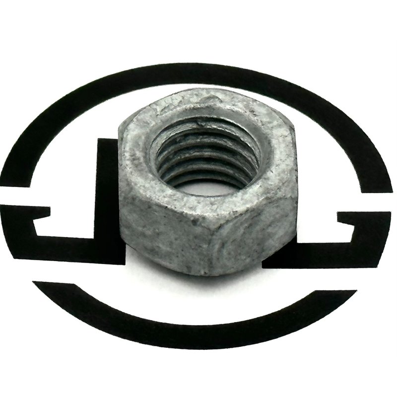 Hexagonal Nut, PT, 1/2 - 13, Grade C, Aluminum And Zinc Alloy, .448 23-13833-108 - Freightliner