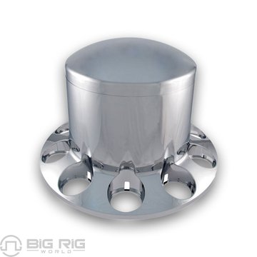 Chrome ABS Plastic Rear Axle Cover With Removable Hub Cap THUB-RPN - Trux Accessories