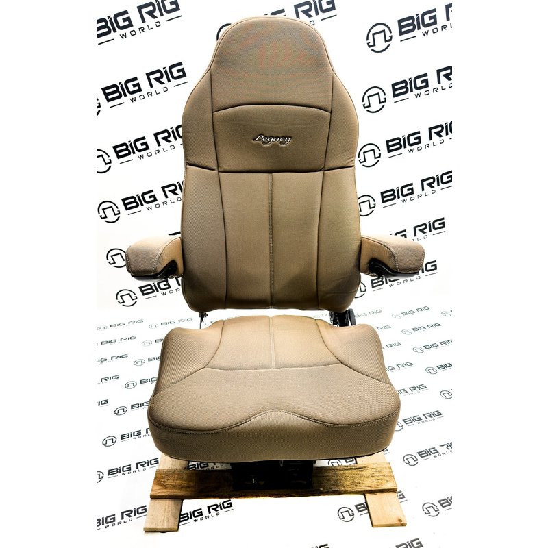 Legacy Silver Seat (Brown Cloth) w/ Armrests 188900FW633 - Seats Inc.
