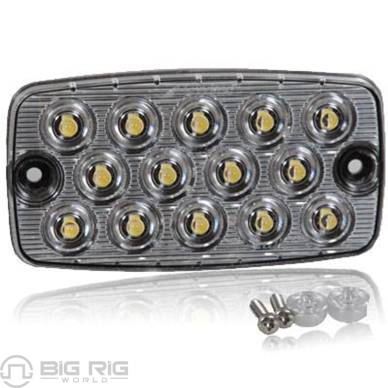 Surface Mount Low Profile 0.4 In. Ultra Thin LED Light - White Back-Up/Courtesy M42206 - Maxxima