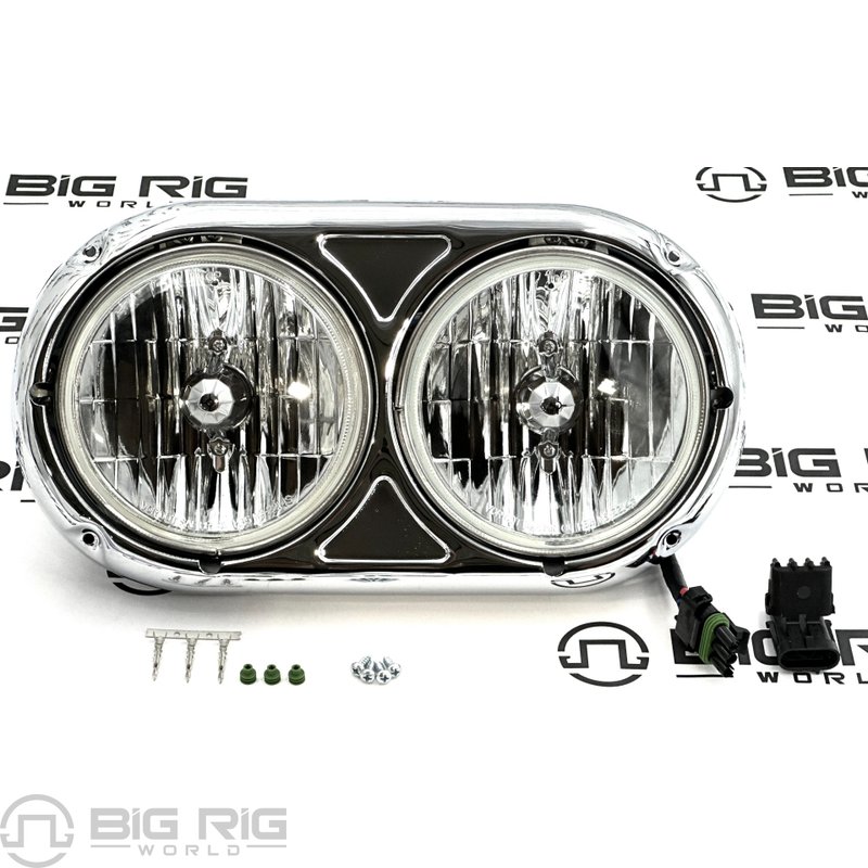 A-Model Dual Headlight Assembly Upgrade with Bezel and Sirius Bulb - Left Side 499-217407-PAT - Patriom