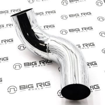 Exhaust Pipe M Bend 5 In. Steel Right Hand Chromed OD/OD EP50EL75201C - TRP
