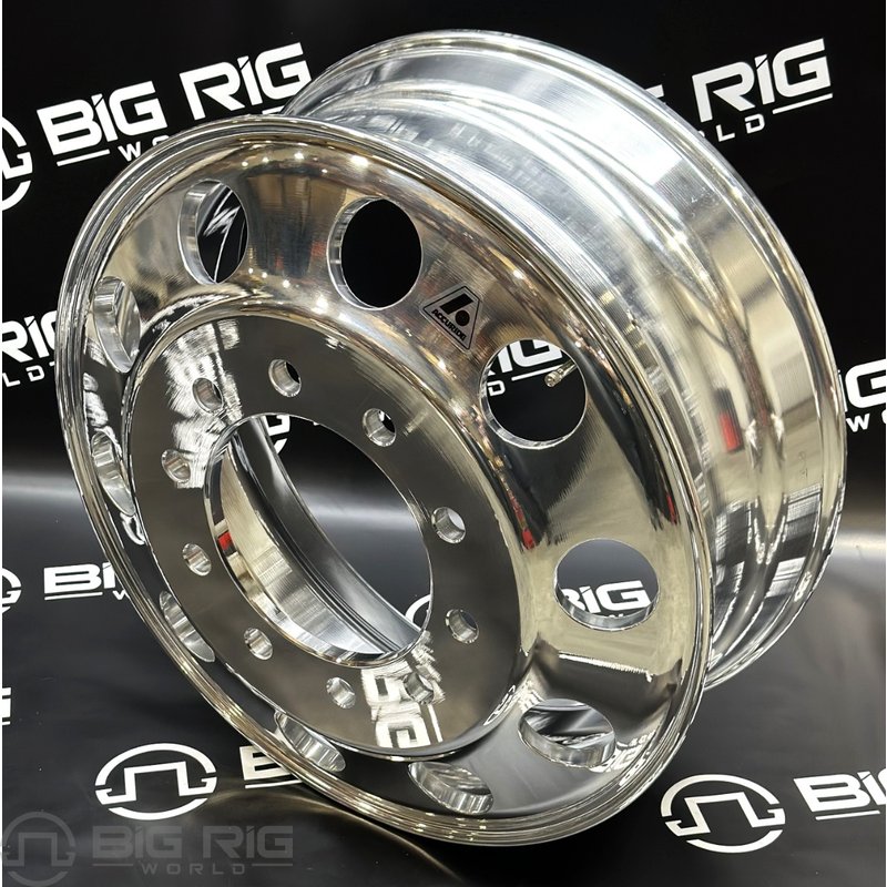 Accu-Lite 24.5 x 8.25 Tubeless Aluminum Wheel - Hub-Piloted 42362XP - Accuride