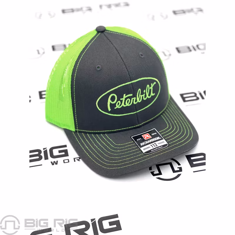 Richardson 112 Neon Green Peterbilt Hat 6000408-00 - Peterbilt