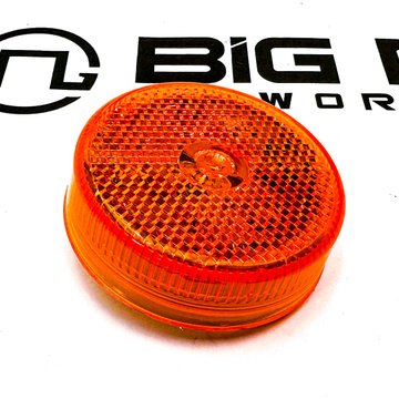LED Signal Stat Clearance/Marker 2 1/2-inch Round Lamp, Reflective Lens 1052A - Truck Lite