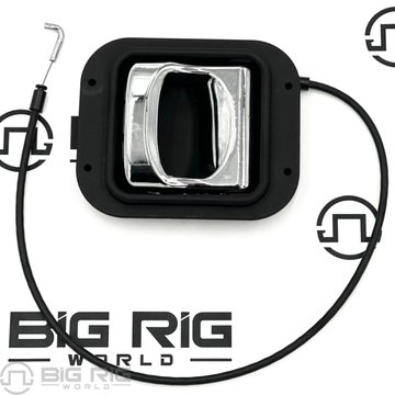 Inner Release Handle Chrome - Right Side S56-6013R - Peterbilt